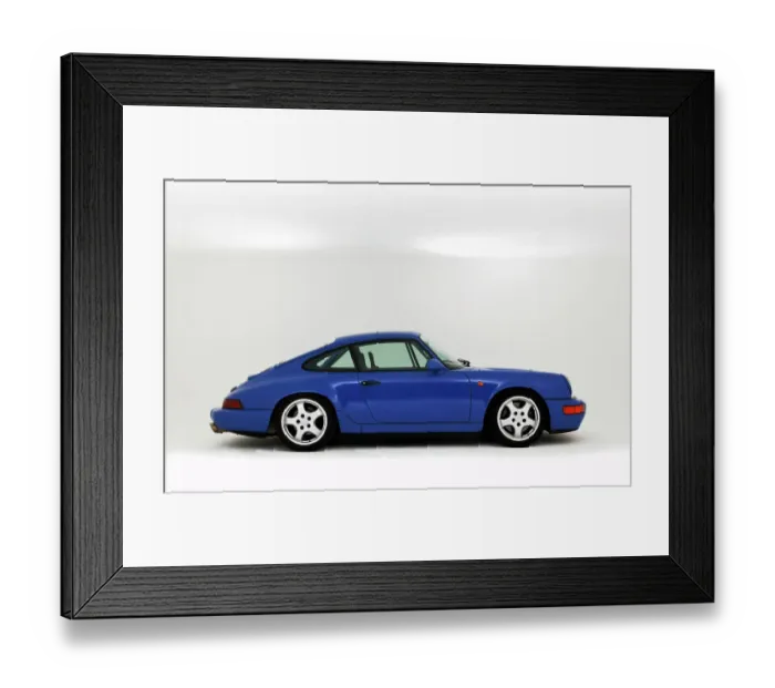 Framed Print : 1992 Porsche 964