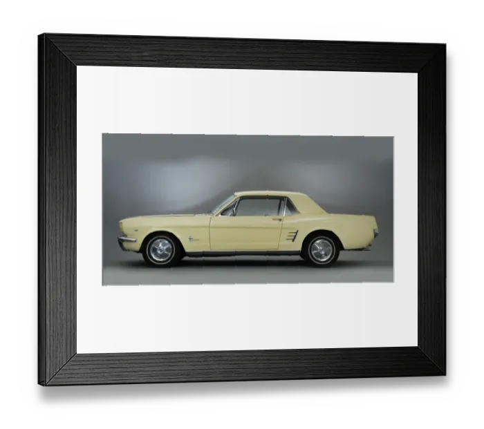 Framed Print : 1966 Ford Mustang 289 Framed Print : 1966 Ford Mustang 289