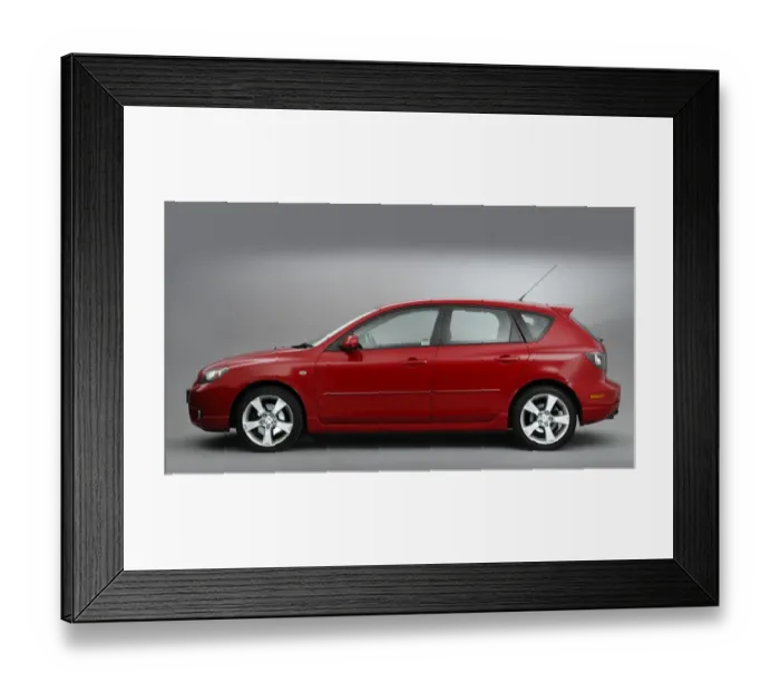 Framed Print : 2004 Mazda 3 Framed Print : 2004 Mazda 3