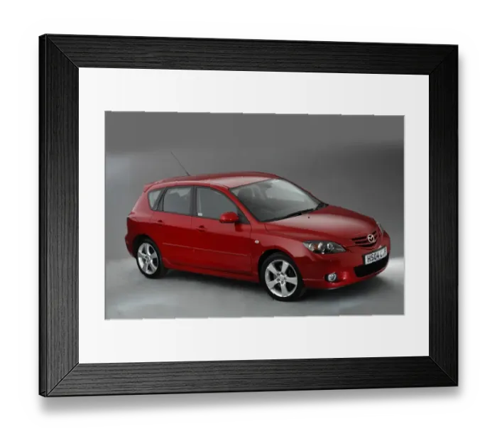 Framed Print : 2004 Mazda 3 Framed Print : 2004 Mazda 3