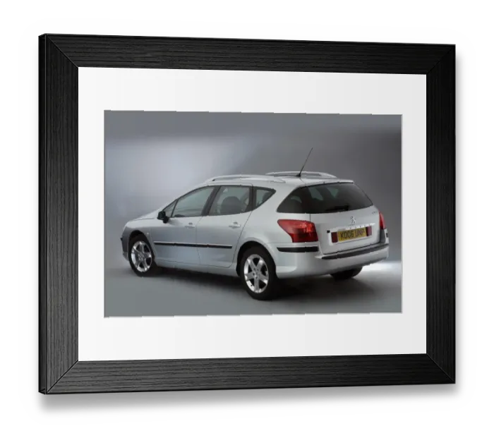Framed Print : 2006 Peugeot 407 SW Framed Print : 2006 Peugeot 407 SW