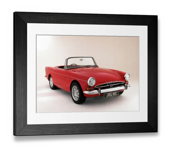 Framed Print : 1965 Sunbeam Tiger