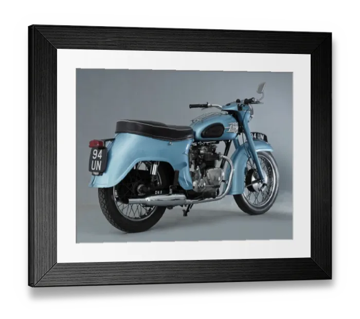 Framed Print : 1962 Triumph 3TA