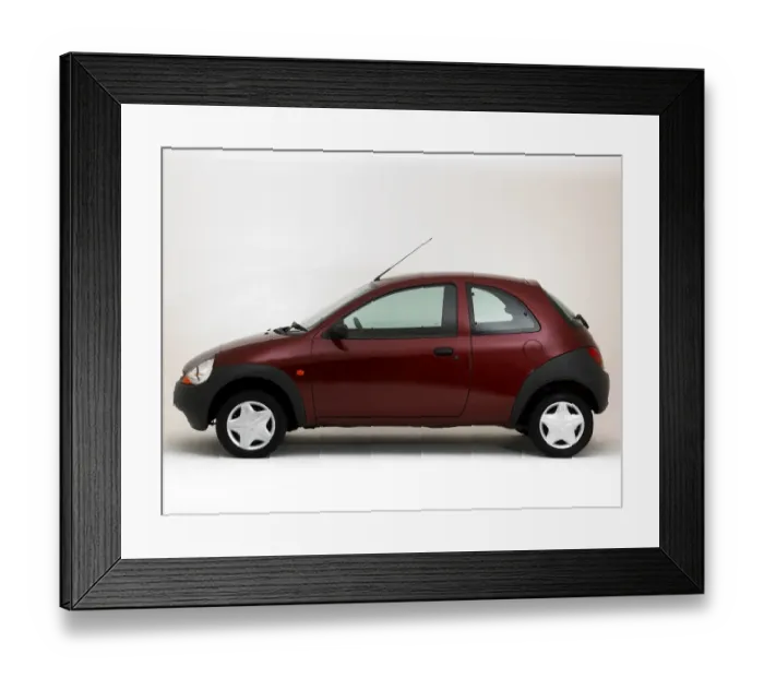 Framed Print : 2002 Ford Ka
