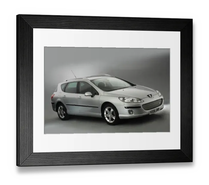 Framed Print : 2006 Peugeot 407 SW Framed Print : 2006 Peugeot 407 SW