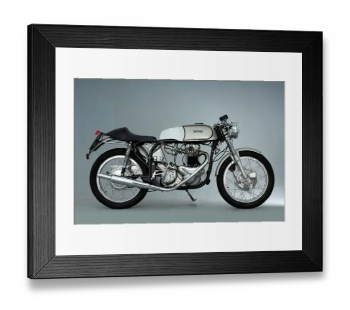 Framed Print : 1962 Norton 650 SS