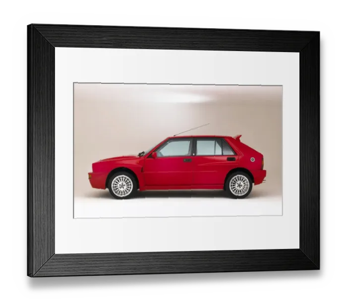 Framed Print : 1993 Lancia Delta