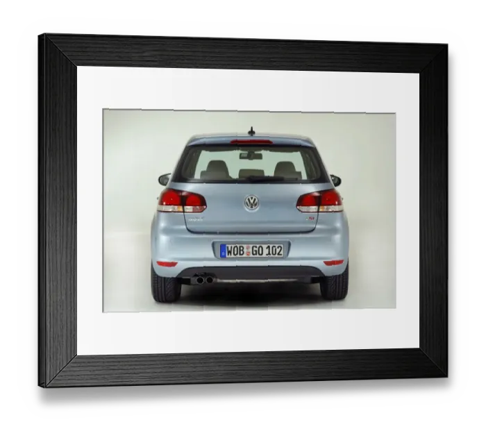 Framed Print : 2009 VW Golf Mk6