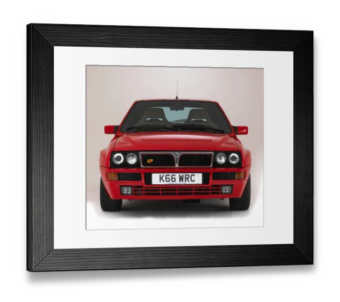 Framed Print : 1993 Lancia Delta Framed Print : 1993 Lancia Delta