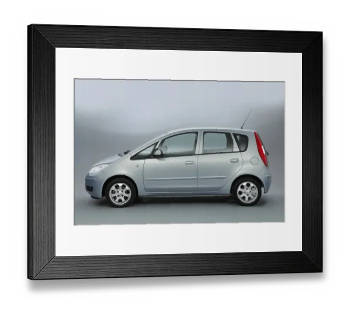 Framed Print : 2004 Mitsubishi Colt