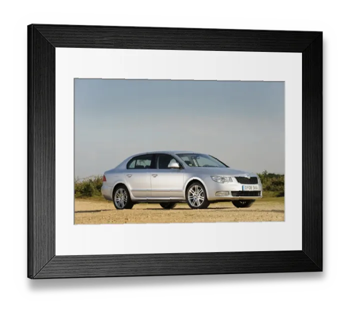 Framed Print : 2008 Skoda Superb Framed Print : 2008 Skoda Superb
