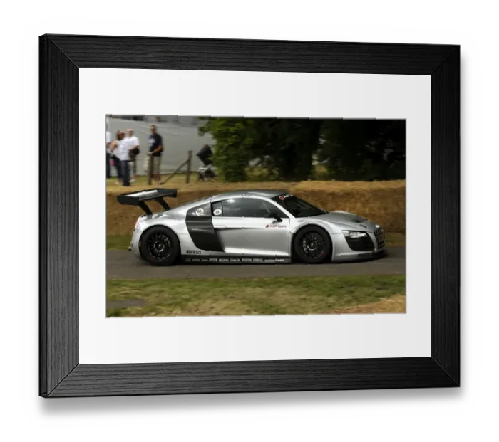 Framed Print : 2009 Audi R8 LMS Framed Print : 2009 Audi R8 LMS
