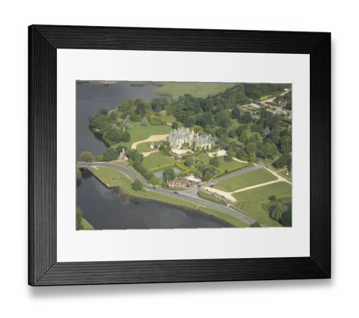 Framed Print : Palace House Beaulieu from the air Framed Print : Palace House Beaulieu from the air