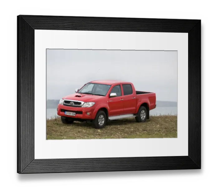 Framed Print : 2009 Toyota HiLux