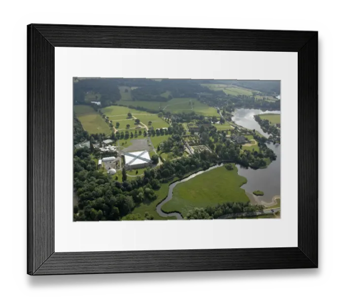 Framed Print : Beaulieu River Aerial view Framed Print : Beaulieu River Aerial view
