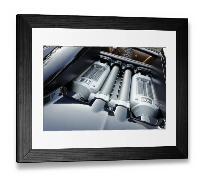 Framed Print : 2009 Bugatti Veyron