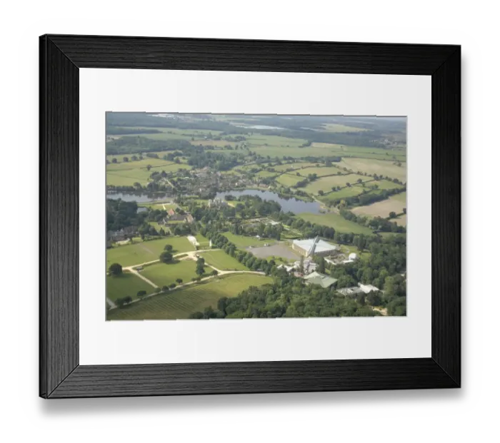 Framed Print : Beaulieu River Aerial view
