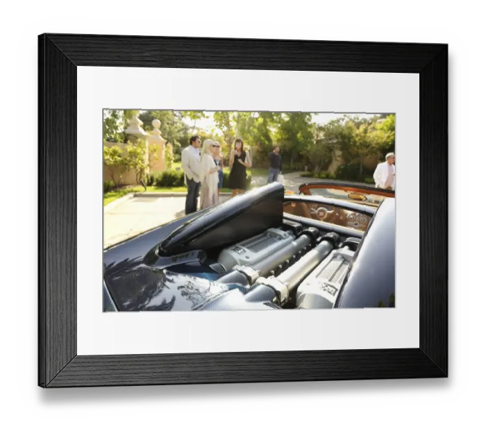 Framed Print : 2009 Bugatti Veyron