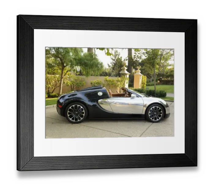 Framed Print : 2009 Bugatti Veyron