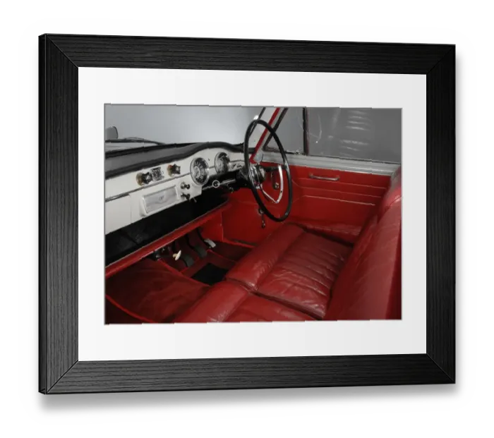 Framed Print : 1960 Austin Westminster A99 interior Framed Print : 1960 Austin Westminster A99 interior