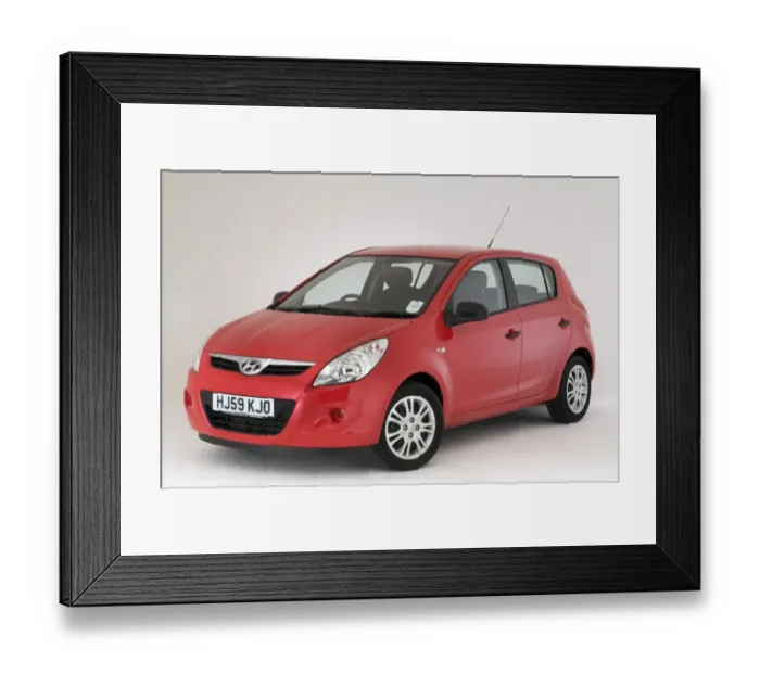 Framed Print : 2009 Hyundai i20