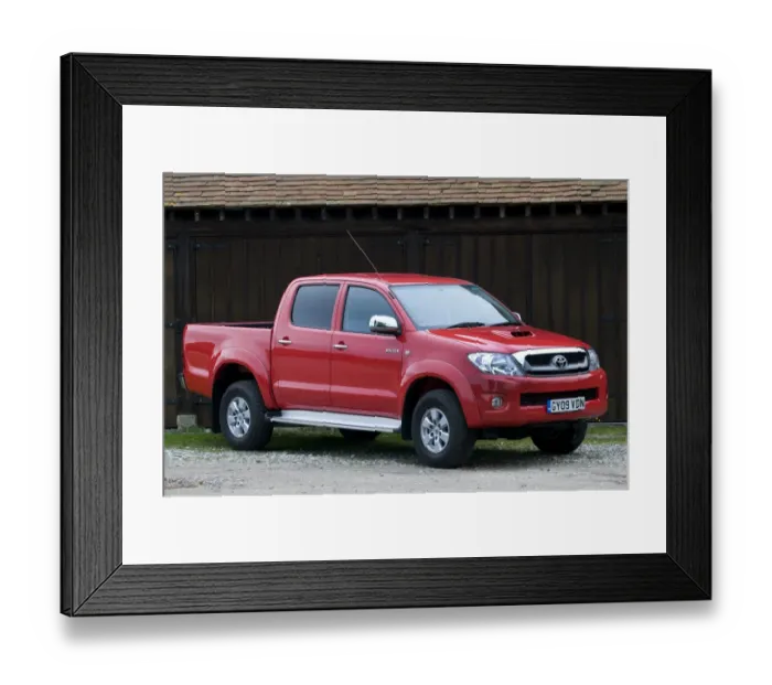 Framed Print : 2009 Toyota HiLux