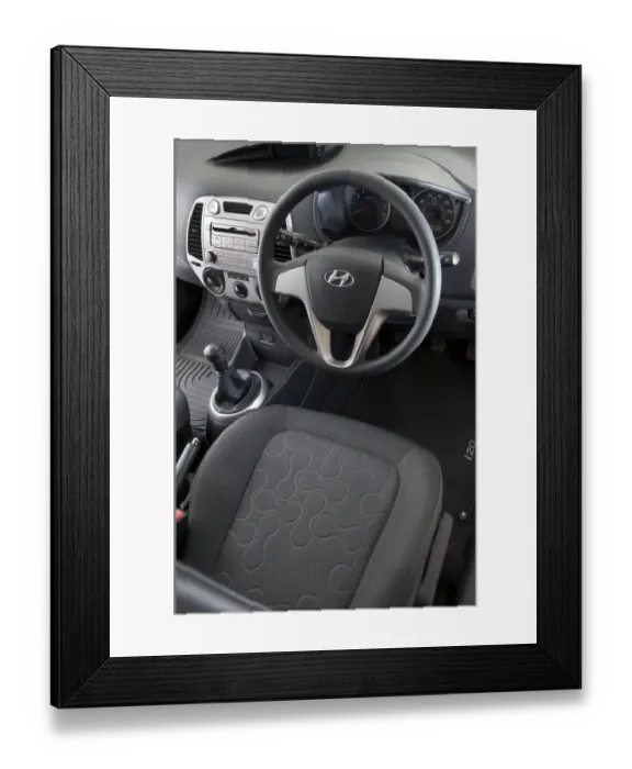 Framed Print : 2009 Hyundai i20