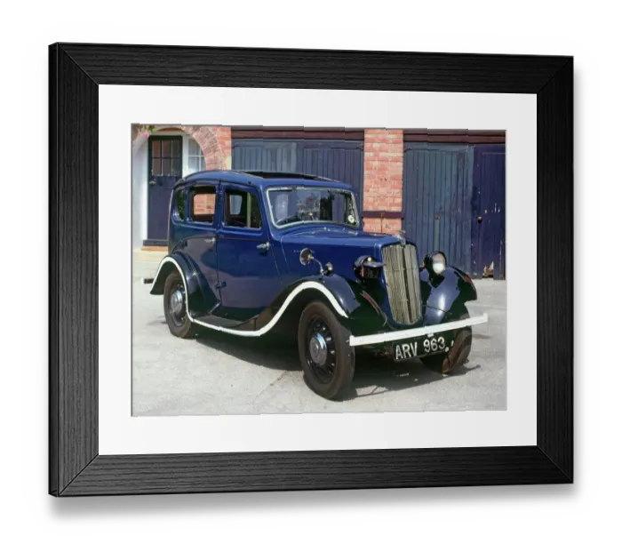 Framed Print : 1938 Morris 8 with WW2 adaptations Framed Print : 1938 Morris 8 with WW2 adaptations