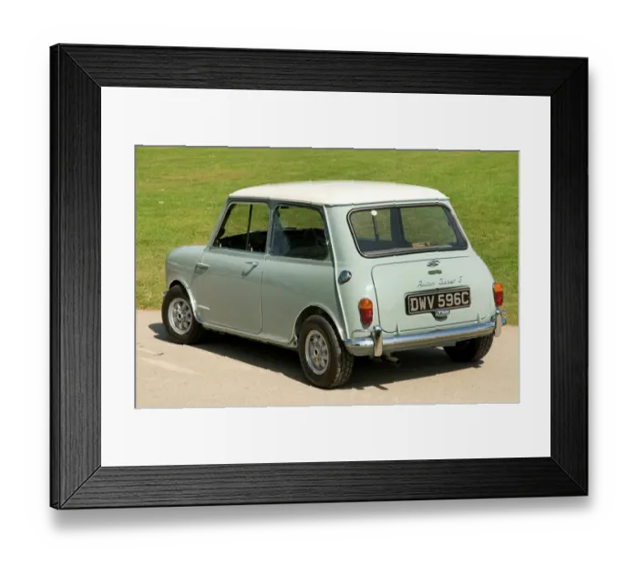 Framed Print : 1965 Austin Mini