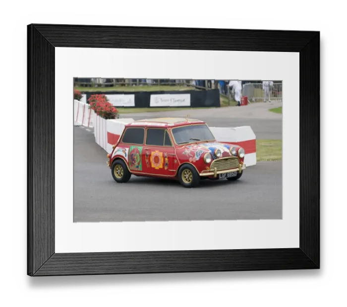Framed Print : 1969 Austin Mini