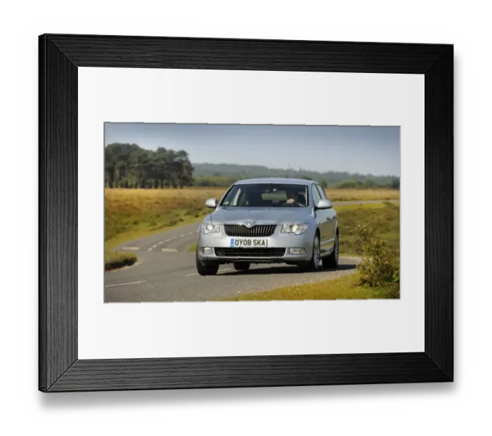Framed Print : 2008 Skoda Superb Framed Print : 2008 Skoda Superb