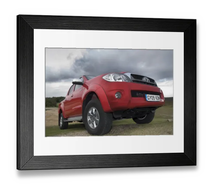 Framed Print : 2009 Toyota HiLux Framed Print : 2009 Toyota HiLux