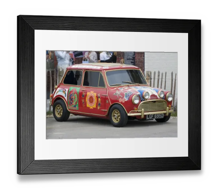 Framed Print : 1966 Austin Mini