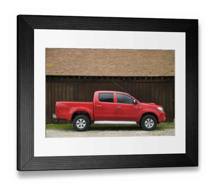 Framed Print : 2009 Toyota HiLux