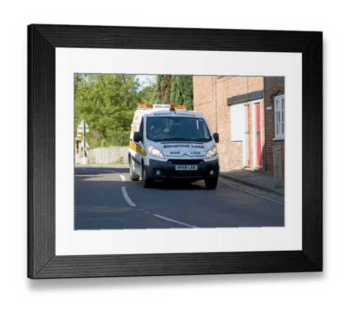 Framed Print : 2008 Citroen van Framed Print : 2008 Citroen van