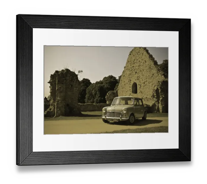 Framed Print : 1965 Austin Mini Framed Print : 1965 Austin Mini