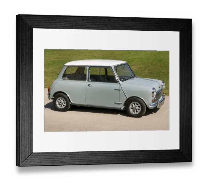 Framed Print : 1965 Austin Mini Framed Print : 1965 Austin Mini