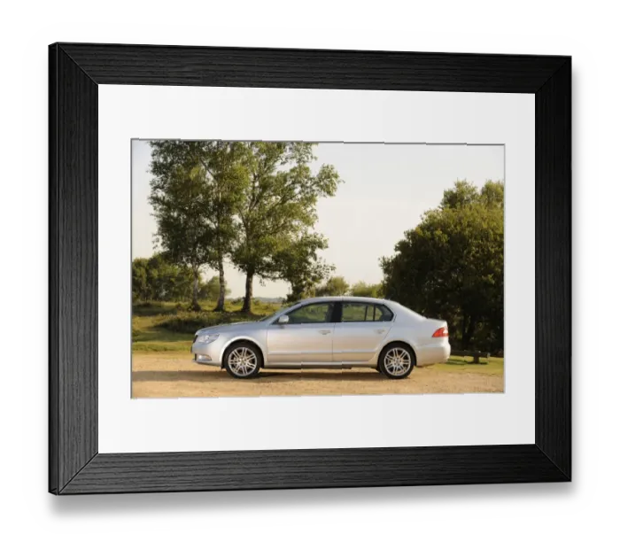 Framed Print : 2008 Skoda Superb Framed Print : 2008 Skoda Superb