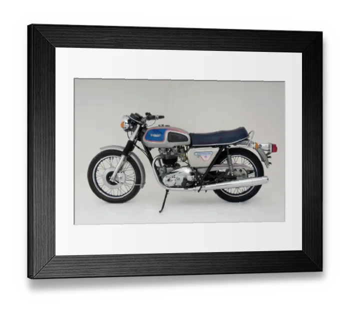 Framed Print : 1977 Triumph Bonneville Framed Print : 1977 Triumph Bonneville