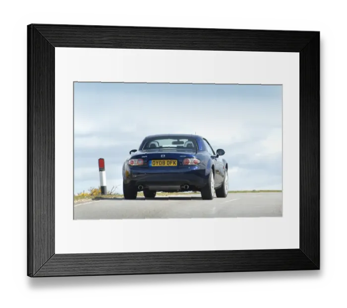 Framed Print : 2008 Mazda MX5 Roadster Coupe Framed Print : 2008 Mazda MX5 Roadster Coupe