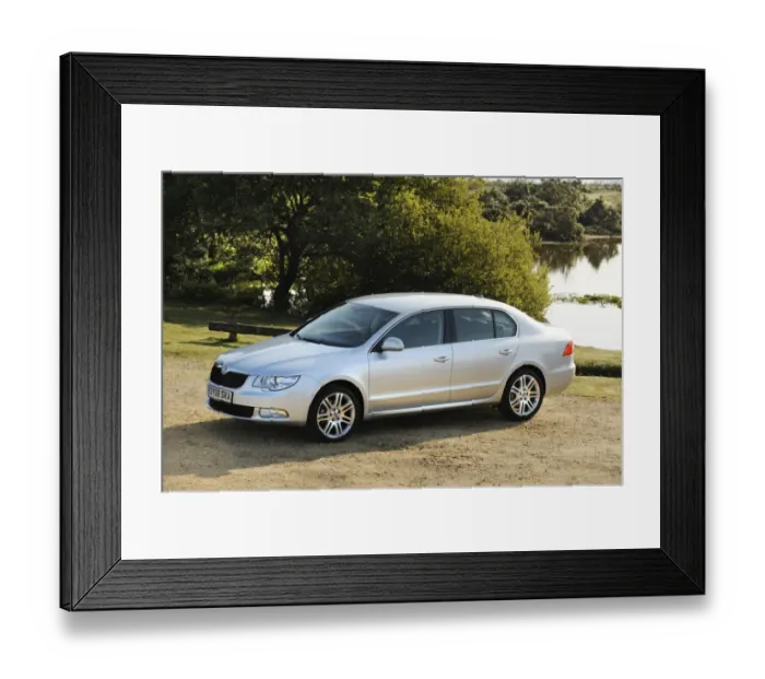 Framed Print : 2008 Skoda Superb Framed Print : 2008 Skoda Superb