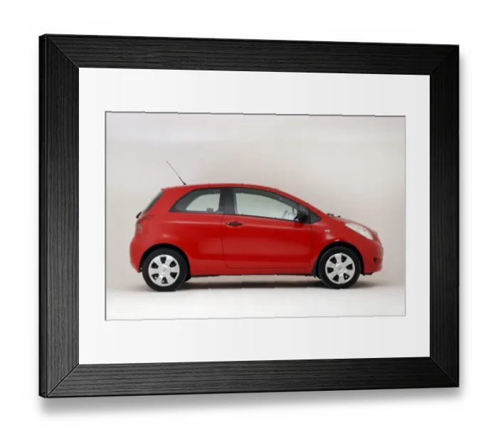 Framed Print : 2006 Toyota Yaris Framed Print : 2006 Toyota Yaris