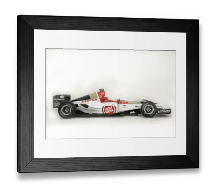 Framed Print : 2004 B. A. R. Honda