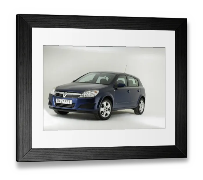 Framed Print : 2007 Vauxhall Astra Framed Print : 2007 Vauxhall Astra