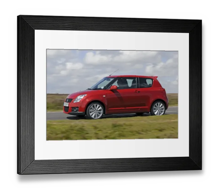 Framed Print : 2009 Suzuki Swift Framed Print : 2009 Suzuki Swift