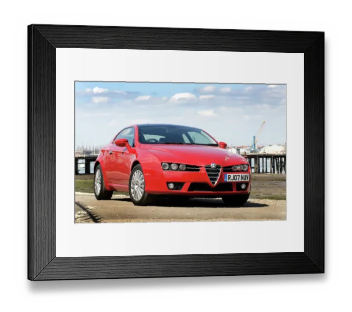 Framed Print : 2007 Alfa Romeo Brera Framed Print : 2007 Alfa Romeo Brera