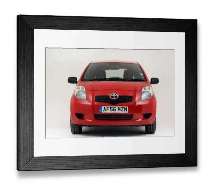Framed Print : 2006 Toyota Yaris Framed Print : 2006 Toyota Yaris