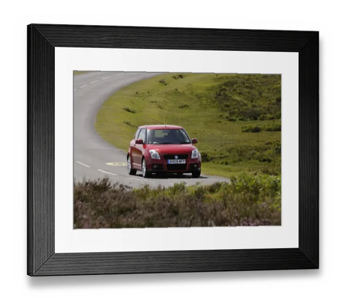 Framed Print : 2009 Suzuki Swift