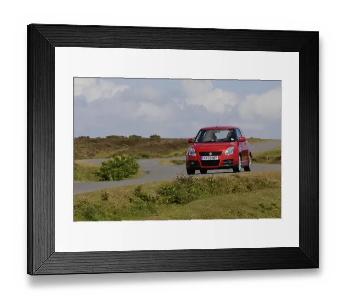 Framed Print : 2009 Suzuki Swift