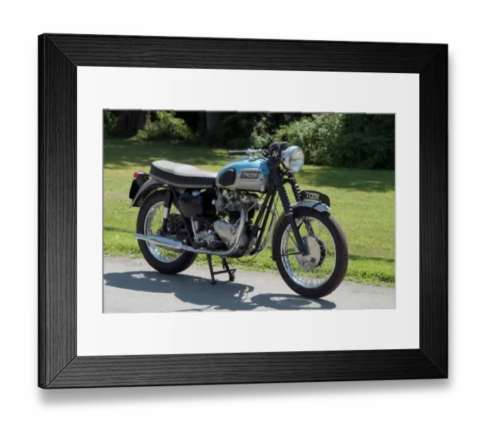 Framed Print : 1961 Triumph Bonneville T120R